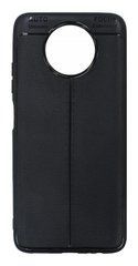 Защитный чехол Leather для Xiaomi Redmi Note 9 5G / Redmi Note 9T Черный