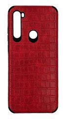 Захисний чохол TPU Croco для Xiaomi Redmi Note 8 / Note 8 2021 Червоний