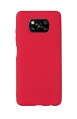 Защитный чехол Liquid Case Full Cover для Xiaomi Poco X3 / X3 NFC / X3 Pro Красный