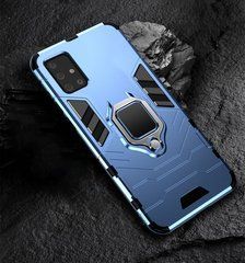 Защитный чехол Strong Guard Ring для Samsung A715F Galaxy A71 2020 Navy