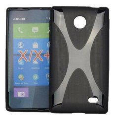 Чохол TPU X-line для Nokia X Чорний