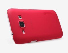 Защитный чехол Nillkin Frosted Shield для Samsung J100H Galaxy J1 Красный