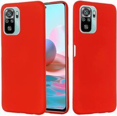 Захисний чохол Liquid Case Full Cover для Xiaomi Redmi Note 10 / Redmi Note 10S / Poco M5s Червоний
