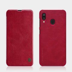 Чехол-книжка Nillkin Qin для Samsung A205F Galaxy A20 / A305F Galaxy A30 2019 Красный