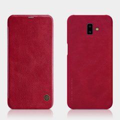 Чехол-книжка Nillkin Qin для Samsung J610 Galaxy J6 Plus 2018 Красный