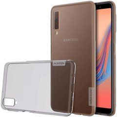 TPU чехол Nillkin Nature для Samsung A750 Galaxy A7 2018 Серый