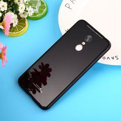 Защитный чехол Glass для Xiaomi Redmi 5 Черный