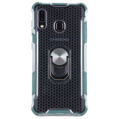 Защитный чехол Halkon Ring для Samsung A205F Galaxy A20 / A305F Galaxy A30 2019 Зеленый