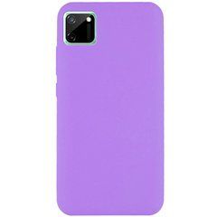 Защитный чехол Liquid Case Full Cover для Realme C11 Сиреневый