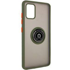 Защитный чехол Ring Buttons для Samsung A515F Galaxy A51 2020 Салатовый