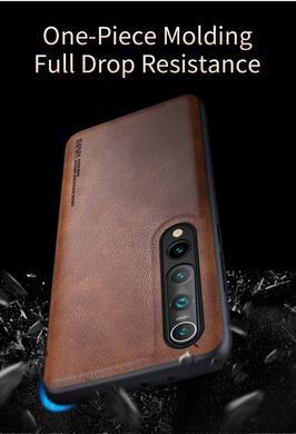 Защитный чехол X-level Earl III для Xiaomi Mi 10 Коричневый
