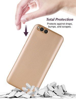 Захисний чохол Carbon TPU для Xiaomi Mi6 Чорний
