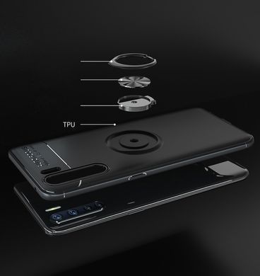Защитный чехол Color Ring для Oppo A91 / Reno 3 Черный