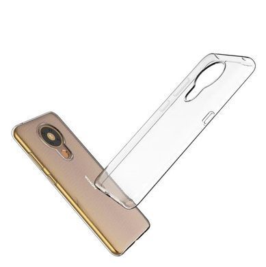 TPU чехол Strong Clear 0,5mm для Nokia 5.3 Прозрачный