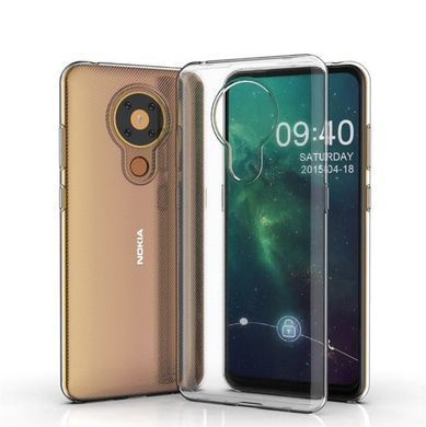 TPU чехол Strong Clear 0,5mm для Nokia 5.3 Прозрачный