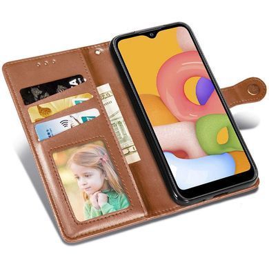Чехол-книжка Polera Book для Samsung A025 Galaxy A02s Коричневый