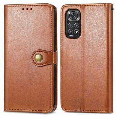 Чохол-книжка Polera Book для Xiaomi Redmi Note 11 / Note 11S Коричневий