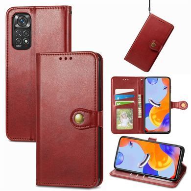 Чохол-книжка Polera Book для Xiaomi Redmi Note 11 / Note 11S Червоний