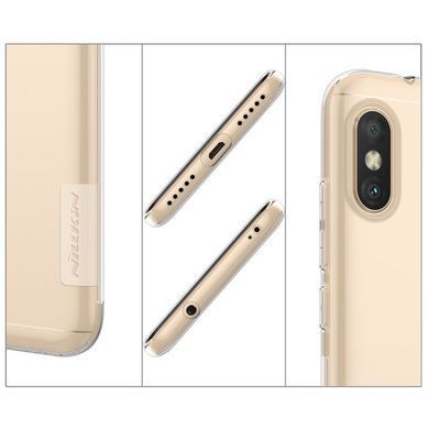 TPU чехол Nillkin Nature для Xiaomi Mi Max 3 Прозрачный
