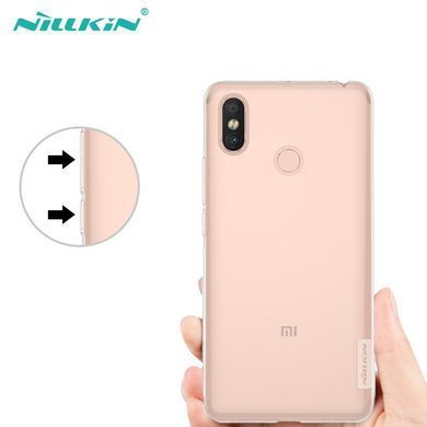 TPU чехол Nillkin Nature для Xiaomi Mi Max 3 Прозрачный