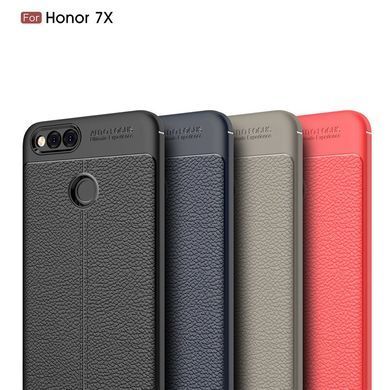 Захисний чохол Leather для Huawei Honor 7X Синій