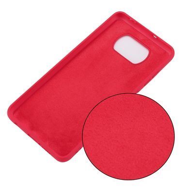 Защитный чехол Liquid Case Full Cover для Xiaomi Poco X3 / X3 NFC / X3 Pro Красный