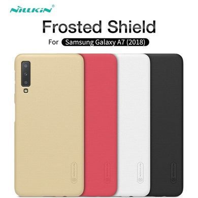 Защитный чехол Nillkin Frosted Shield для Samsung A750 Galaxy A7 2018 Золотистый
