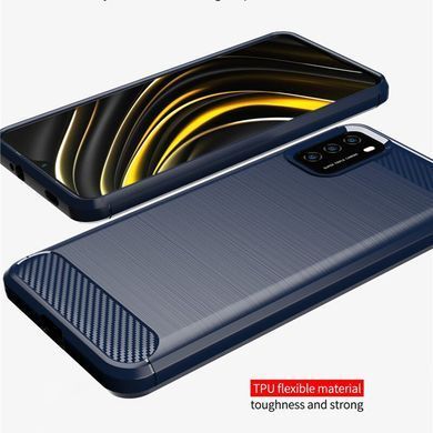 Защитный чехол Slim TPU для Xiaomi Poco M3 Синий