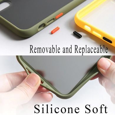 Защитный чехол Сolor Buttons для iPhone 12 / iPhone 12 Pro Салатовый