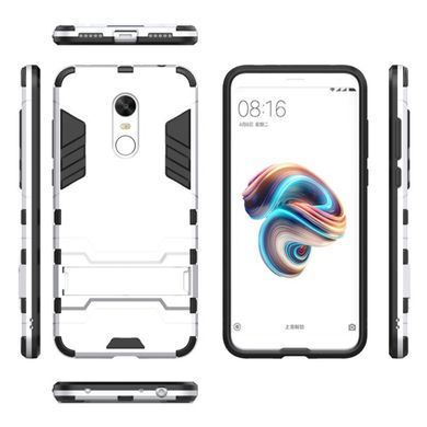 Захисний чохол Strong Guard для Xiaomi Redmi 5 Plus Сріблястий