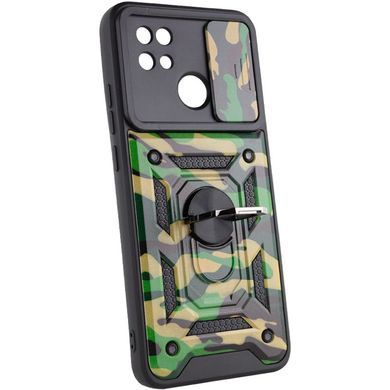 Защитный чехол Camo Ring Lock для Xiaomi Redmi 9C / Redmi 10A Зеленый