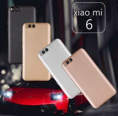 Захисний чохол Carbon TPU для Xiaomi Mi6 Чорний