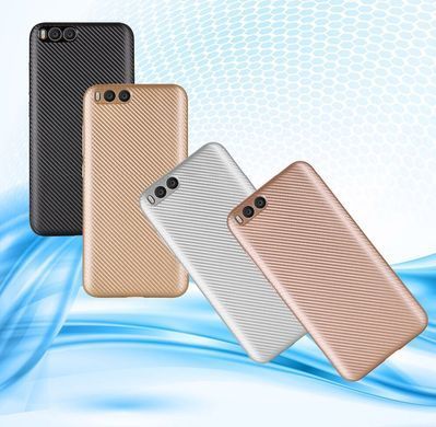 Захисний чохол Carbon TPU для Xiaomi Mi6 Чорний