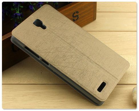 Чохол-книжка Pudini Yusi для Xiaomi Redmi Note Золотий