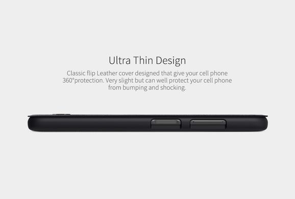 Чехол-книжка Nillkin Qin для Xiaomi Poco X3 / X3 NFC / X3 Pro Черный