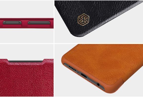 Чехол-книжка Nillkin Qin для Xiaomi Poco X3 / X3 NFC / X3 Pro Черный