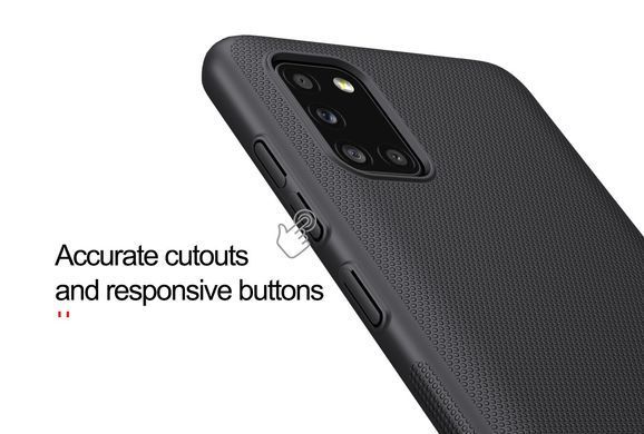 Защитный чехол Nillkin Frosted Shield для Samsung A315F Galaxy A31 Черный