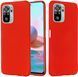 Защитный чехол Liquid Case Full Cover для Xiaomi Redmi Note 10 / Redmi Note 10S / Poco M5s Красный