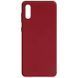 Защитный чехол TPU Softon для Samsung A022F Galaxy A02 Бордовый