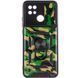 Защитный чехол Camo Ring Lock для Xiaomi Redmi 9C / Redmi 10A Зеленый