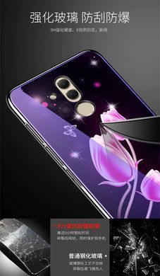 Защитный чехол Fantasy с глянцевыми торцами для Huawei Mate 20 lite (цветение) Фиолетовый