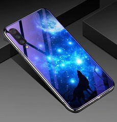 Защитный чехол Fantasy с глянцевыми торцами для Xiaomi Mi A3 / Mi CC9e (луна) Голубой