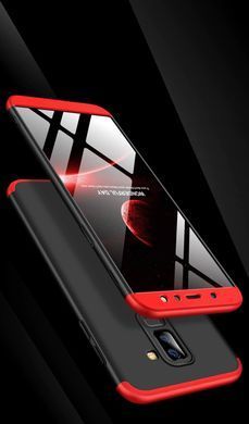 Защитный чехол GKK Full 360 для Samsung A605 Galaxy A6 Plus / Galaxy J8 Plus 2018 Черный