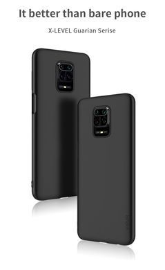 Захисний чохол X-level Guardian для Xiaomi Redmi Note 9 Pro / Redmi Note 9S / Redmi Note 9 Pro Max Чорний