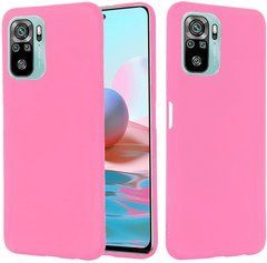 Захисний чохол Liquid Case Full Cover для Xiaomi Redmi Note 10 / Redmi Note 10S / Poco M5s Рожевий
