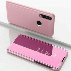 Чехол-книжка Clear View Mirror для Huawei Y6p Розовый