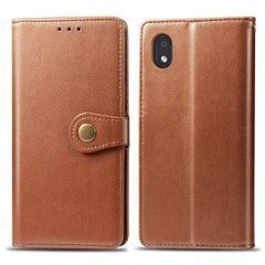 Чехол-книжка Polera Book для Samsung A013F Galaxy A01 Core / M013F Galaxy M01 Core Коричневый