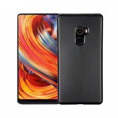 Защитный чехол Carbon TPU для Xiaomi Mi Mix 2 Черный