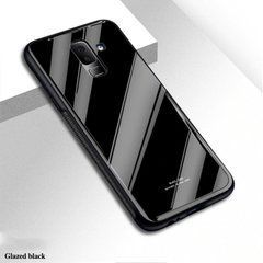 Захисний чохол Glass для Samsung A605 Galaxy A6 Plus / Galaxy J8 Plus 2018 Чорний