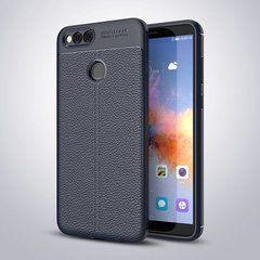 Захисний чохол Leather для Huawei Honor 7X Синій